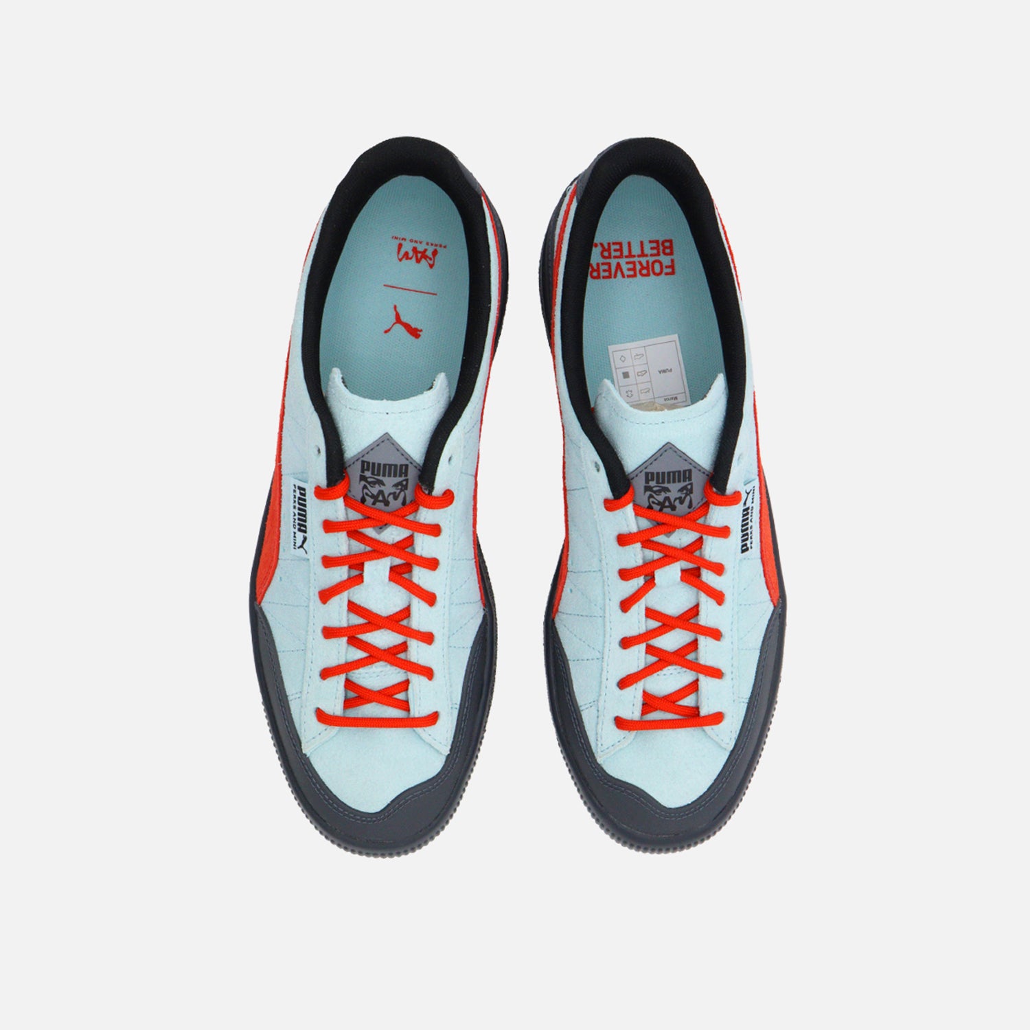 Tenis PAM x Puma Clyde Rubber "Light Aqua"