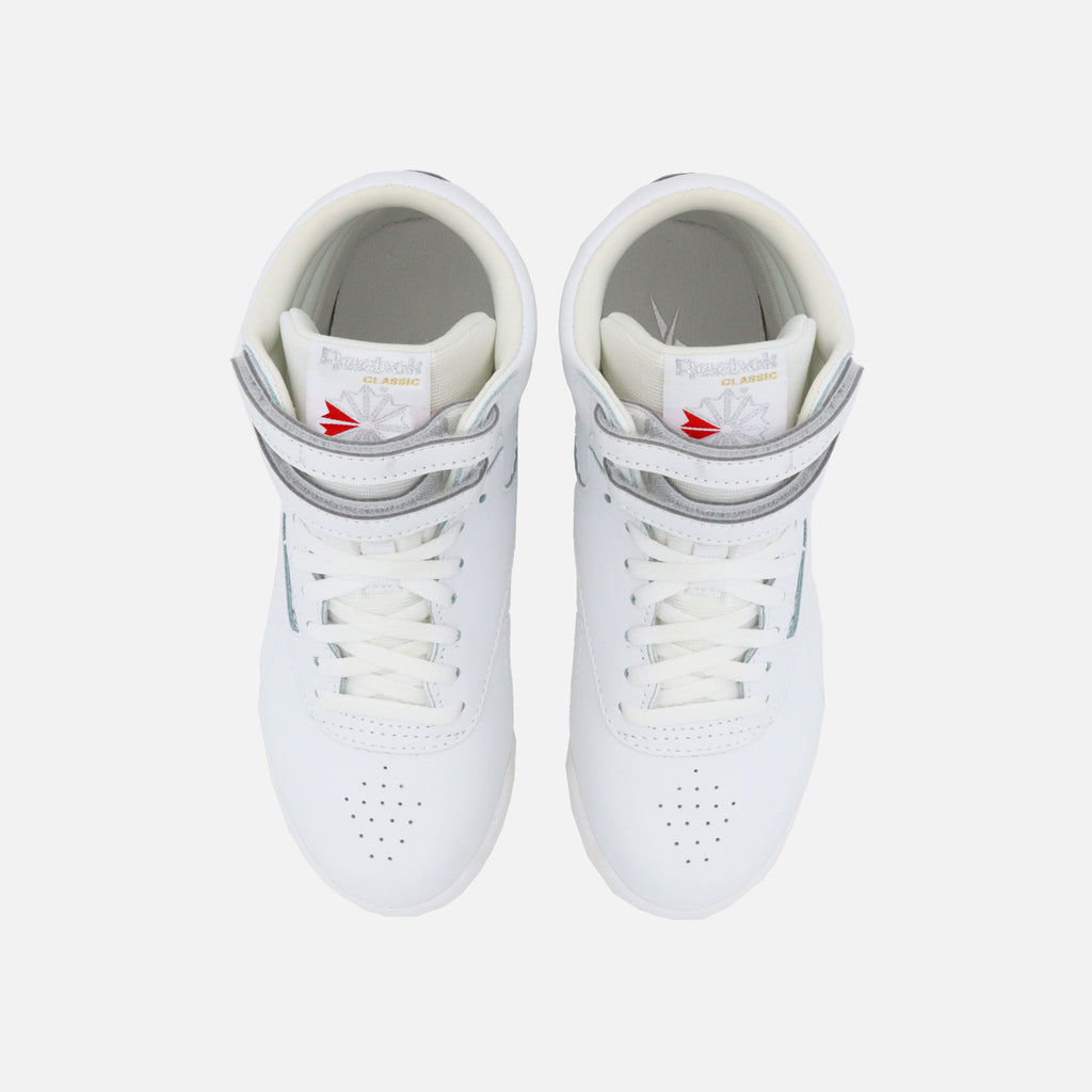 Tenis Reebok Freestyle High Little Kid 'Triple White'