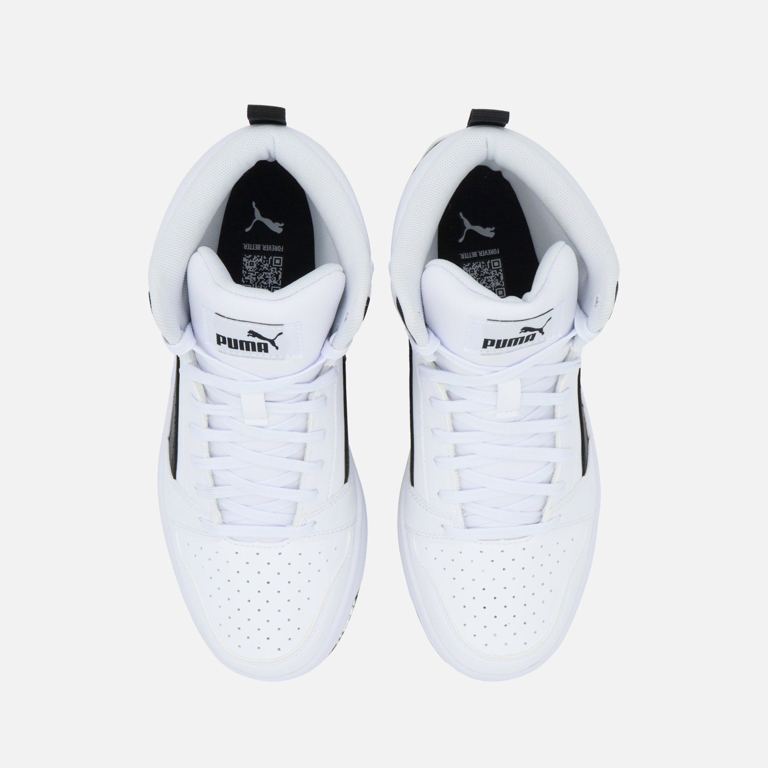 PUMA Rebound V6 Mid JR para Niño | Tenis Casual Tipo Basketball