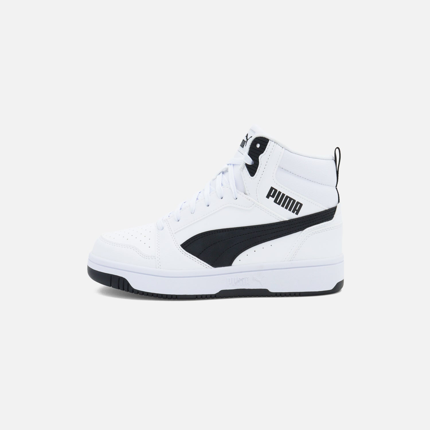 PUMA Rebound V6 Mid JR para Niño | Tenis Casual Tipo Basketball