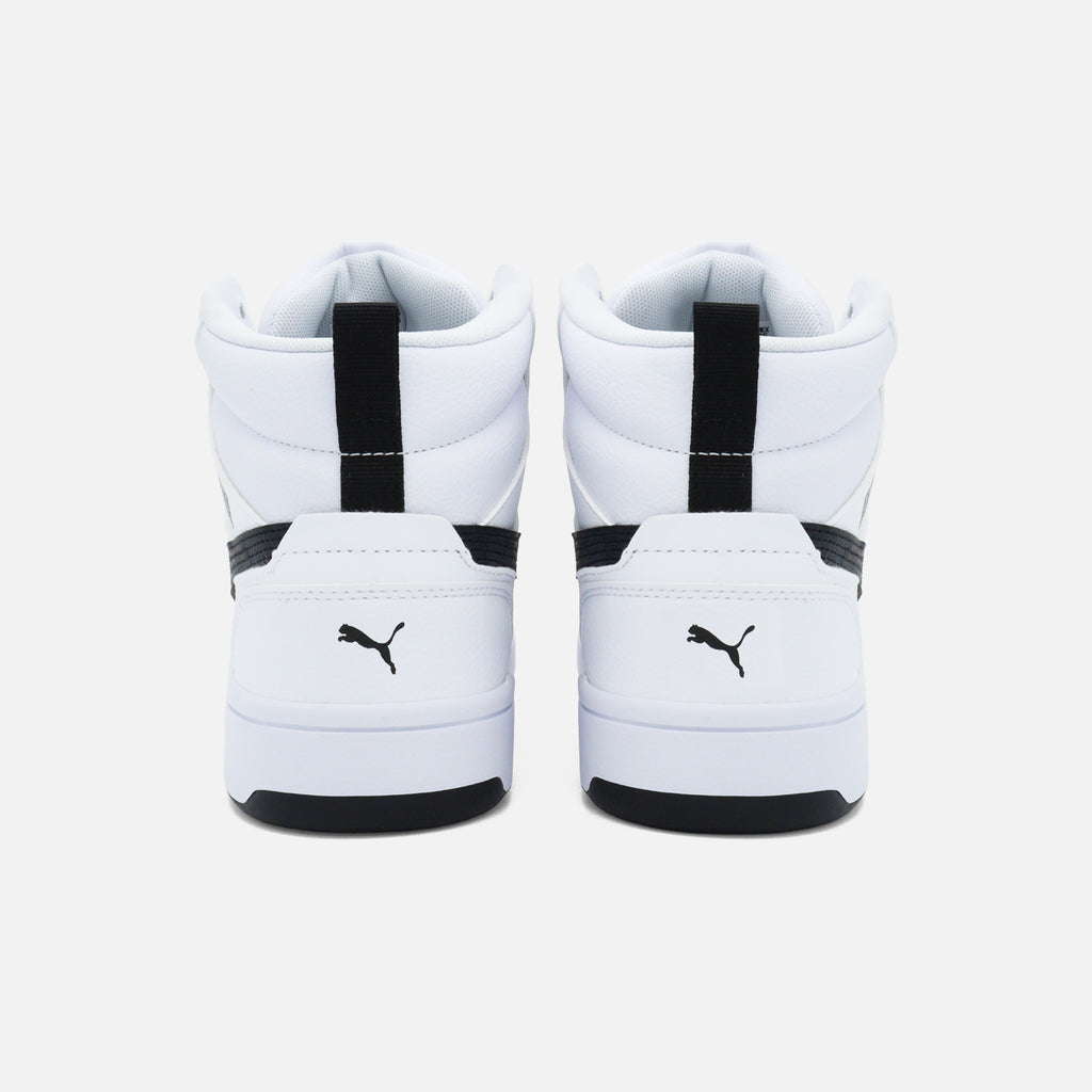 PUMA Rebound V6 Mid JR para Niño | Tenis Casual Tipo Basketball