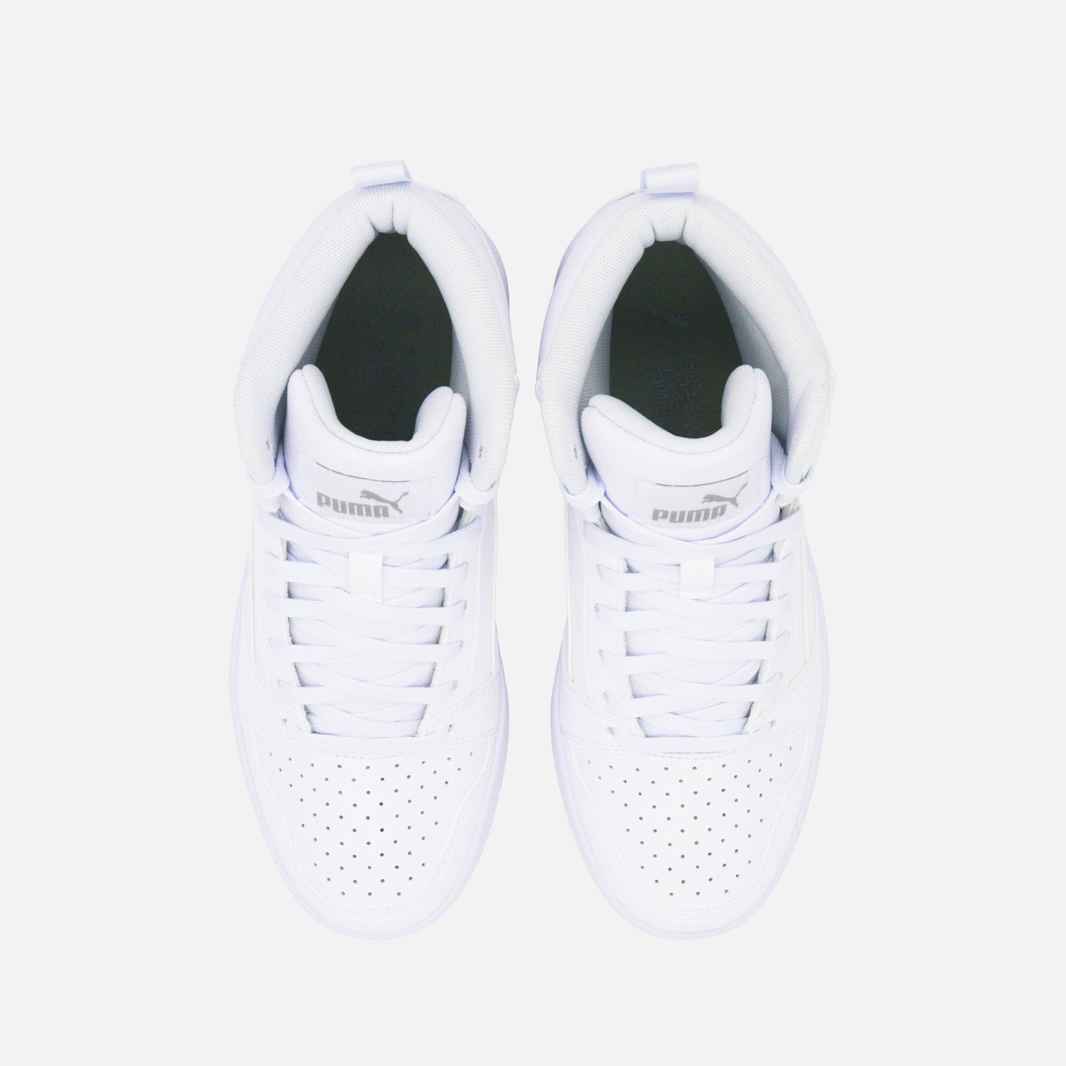 Tenis Puma Rebound V6 Blancos para Niño | Estilo Casual y Comodidad