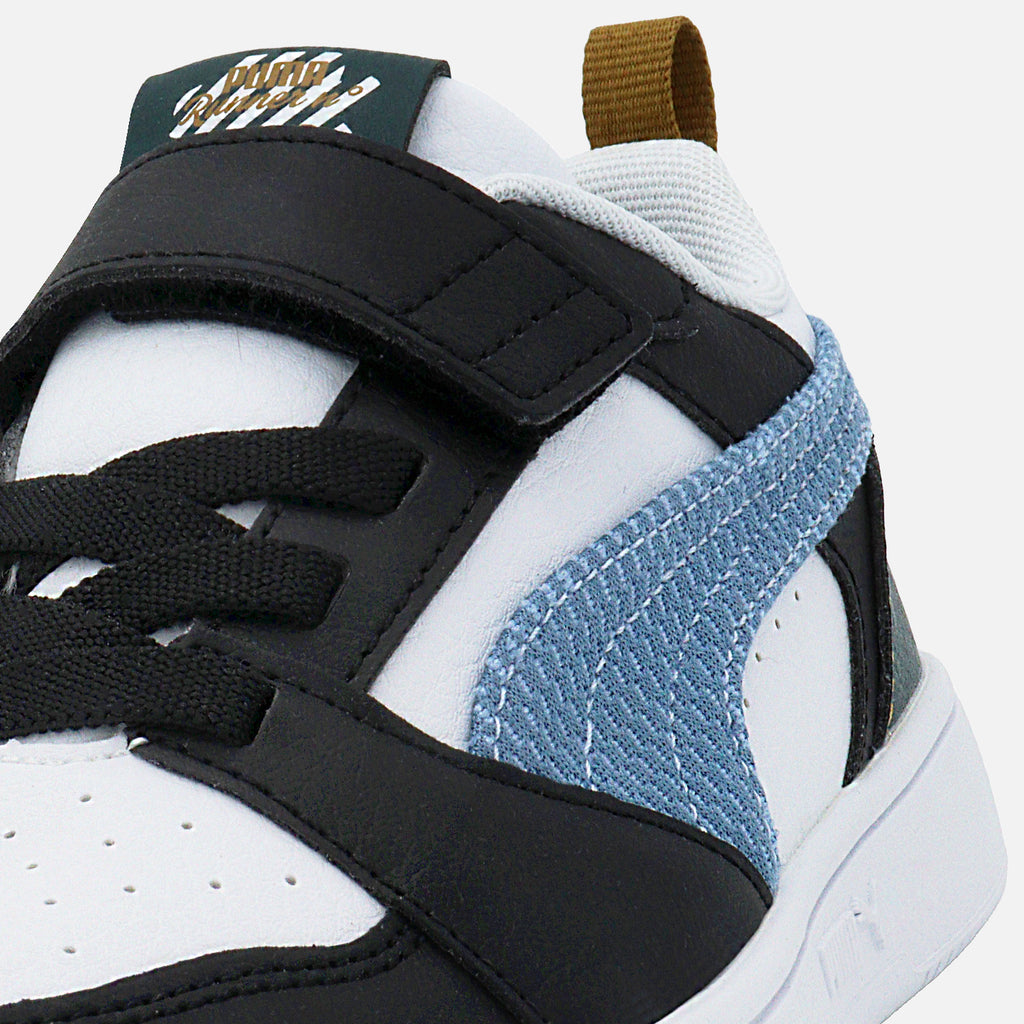 Tenis Puma Rebound V6 Low Run Fun AC para Niño