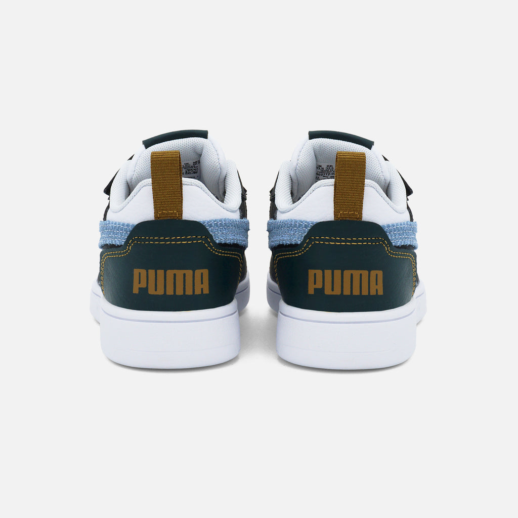 Tenis Puma Rebound V6 Low Run Fun AC para Niño