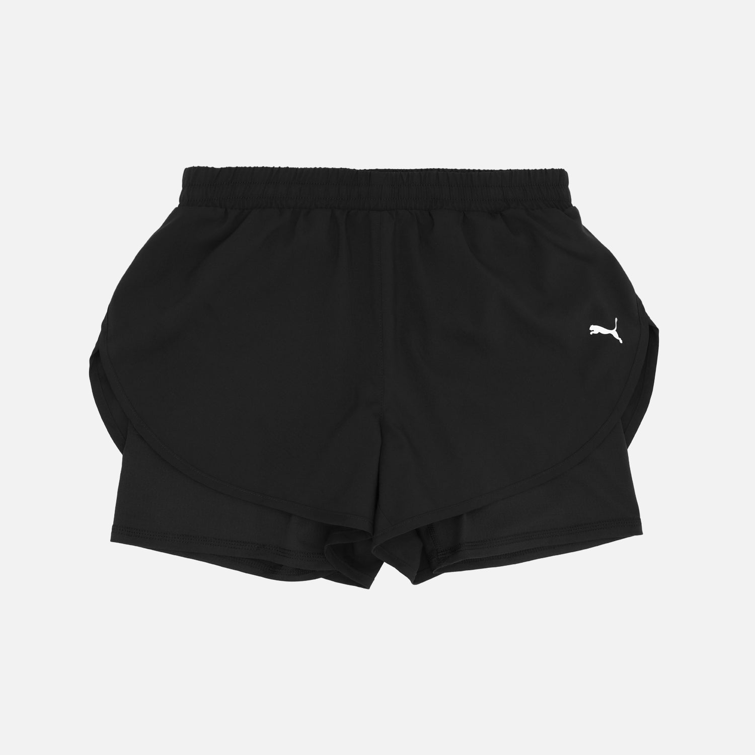 Short Puma Run Favorite Woven 2in1 3" Negro Mujer | Running | Titas Sport