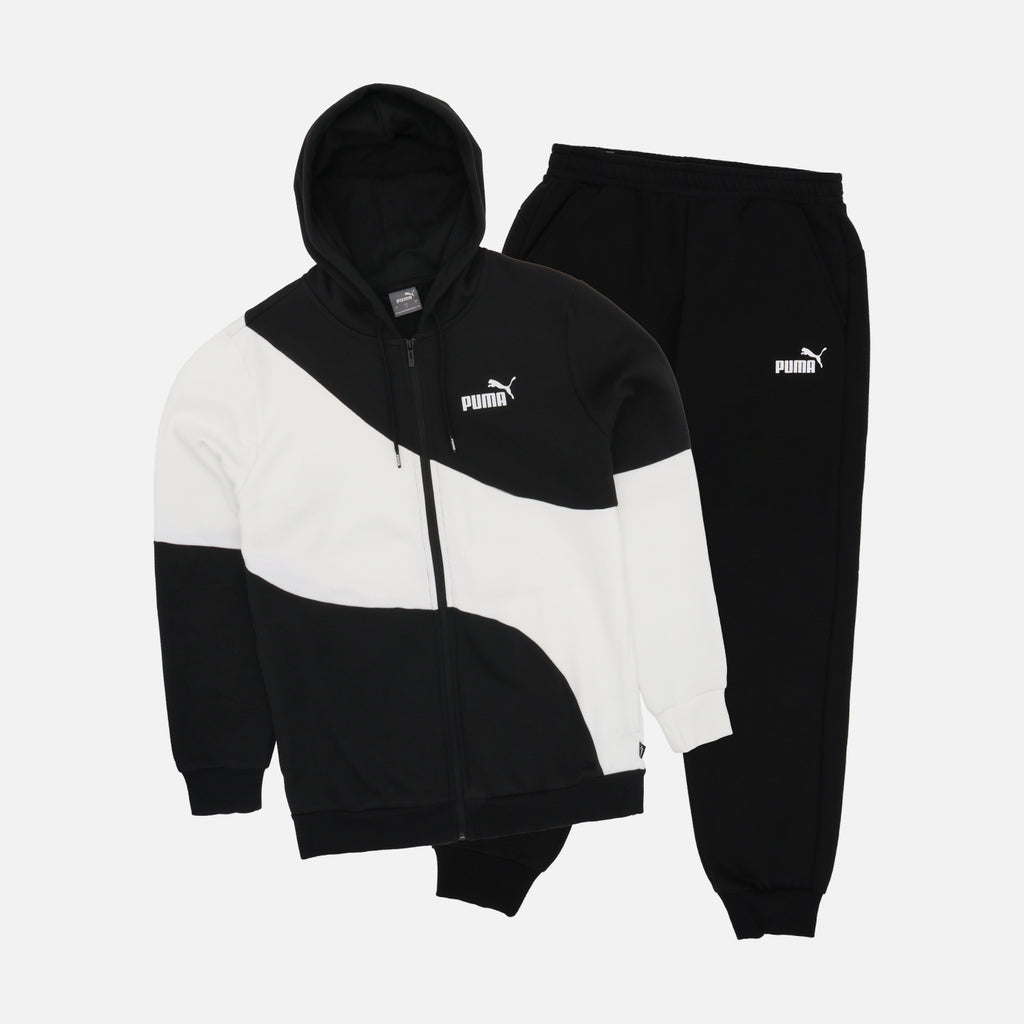 Conjunto Negro Puma Power Cat | Outfit Deportivo Hombre