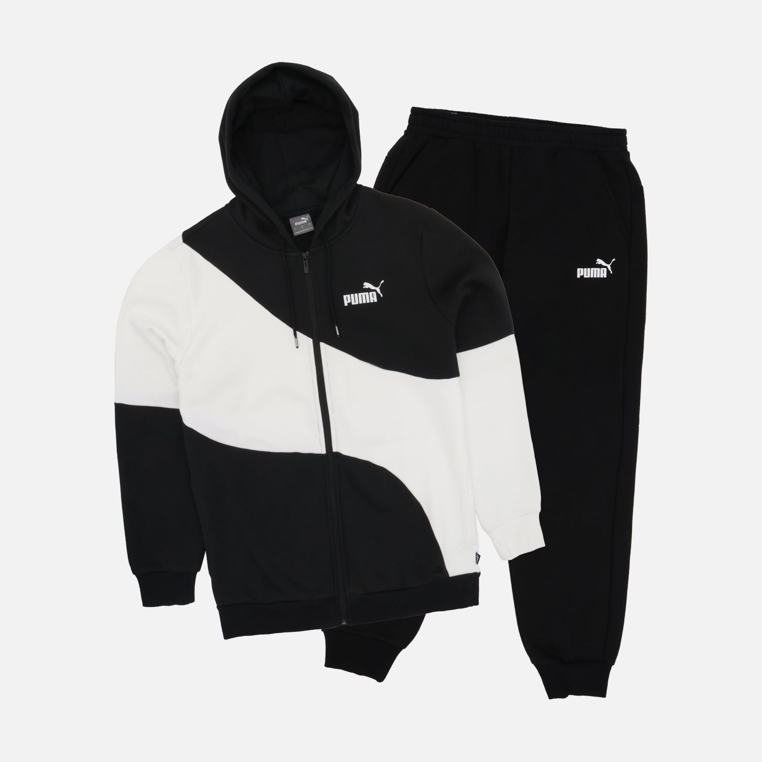 Conjunto Negro Puma Power Cat | Outfit Deportivo Hombre
