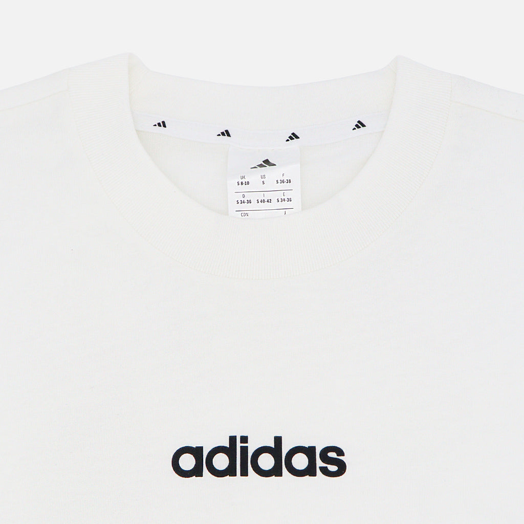 Playera adidas Essentials Linear Mujer | Básico Deportivo Cómodo y Versátil