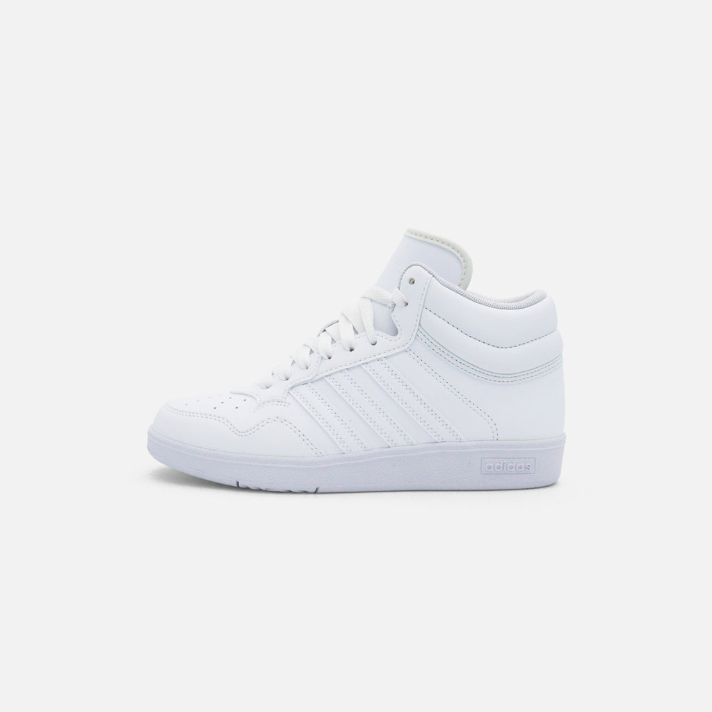 Tenis adidas Hoops 4.0 Mid Blancos para Niños | Estilo Basketball Casual