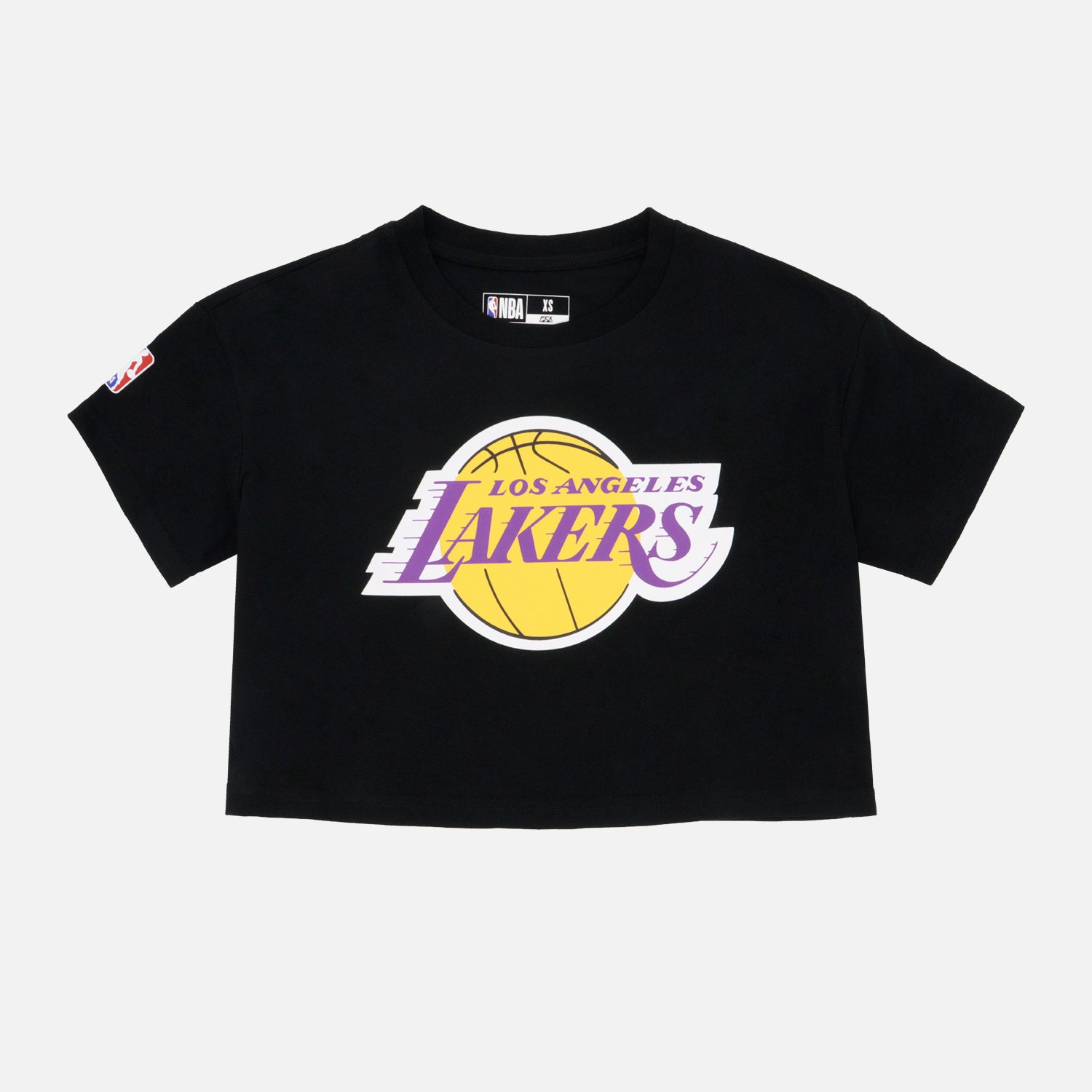 NBA Mujer Basic Primary Logo Crop Lakers | Playera Casual NBA