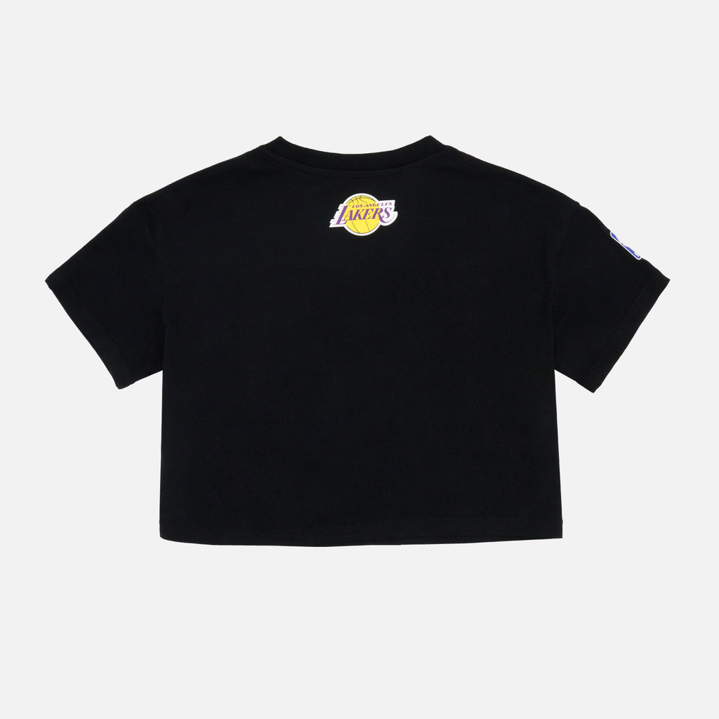 NBA Mujer Basic Primary Logo Crop Lakers | Playera Casual NBA